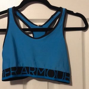 Blue Under Armour Sports Bra